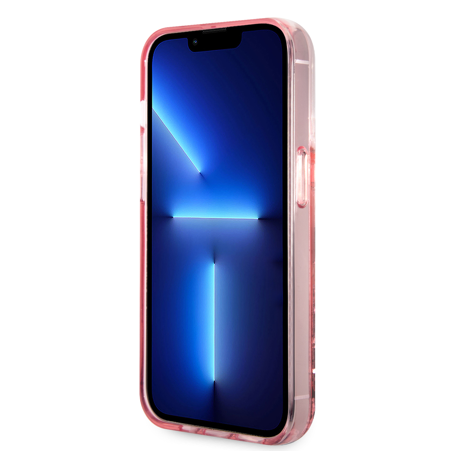 Foto 6 pulgar | Funda Original Karl Lagerfeld Glitter Para Iphone 15 Pro Rosa
