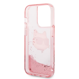Foto 7 | Funda Original Karl Lagerfeld Glitter Para Iphone 15 Pro Rosa