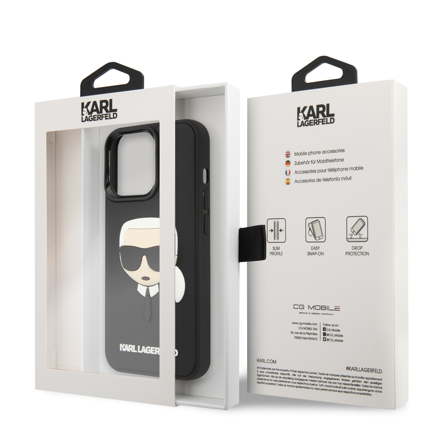Foto 9 pulgar | Funda Original Karl Lagerfeld 3d Para Iphone 13 Pro - Ngo