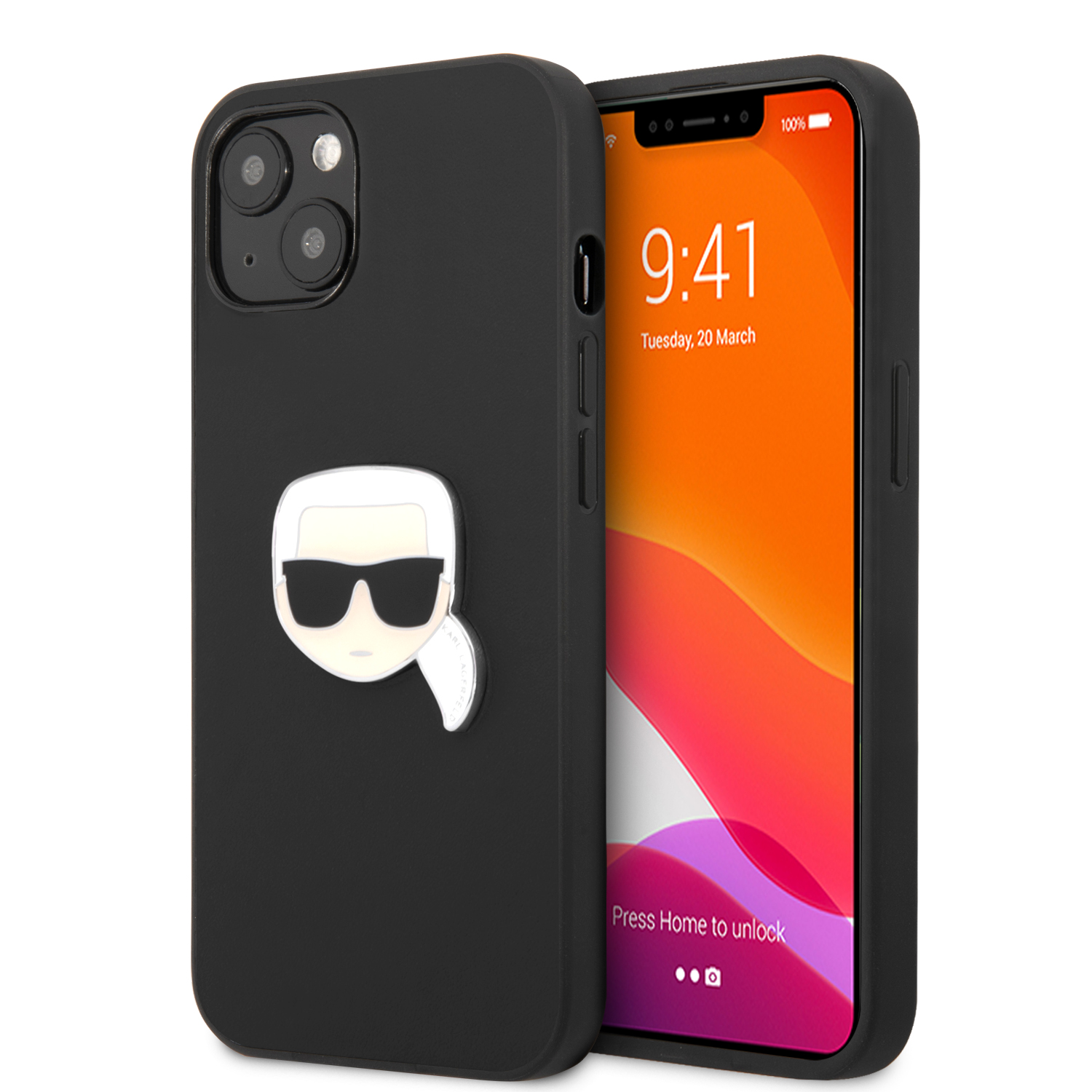 Foto 2 pulgar | Funda Original Karl Lagerfeld Metálico Para Iphone 13 - Ngo