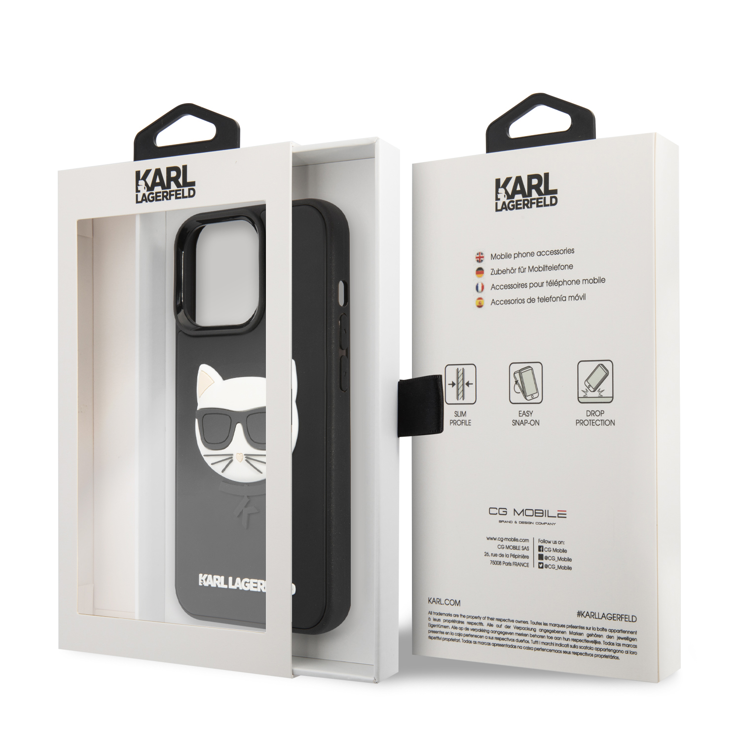 Foto 9 pulgar | Funda Original Karl Lagerfeld 3d Cara Para Iphone 13 Pro