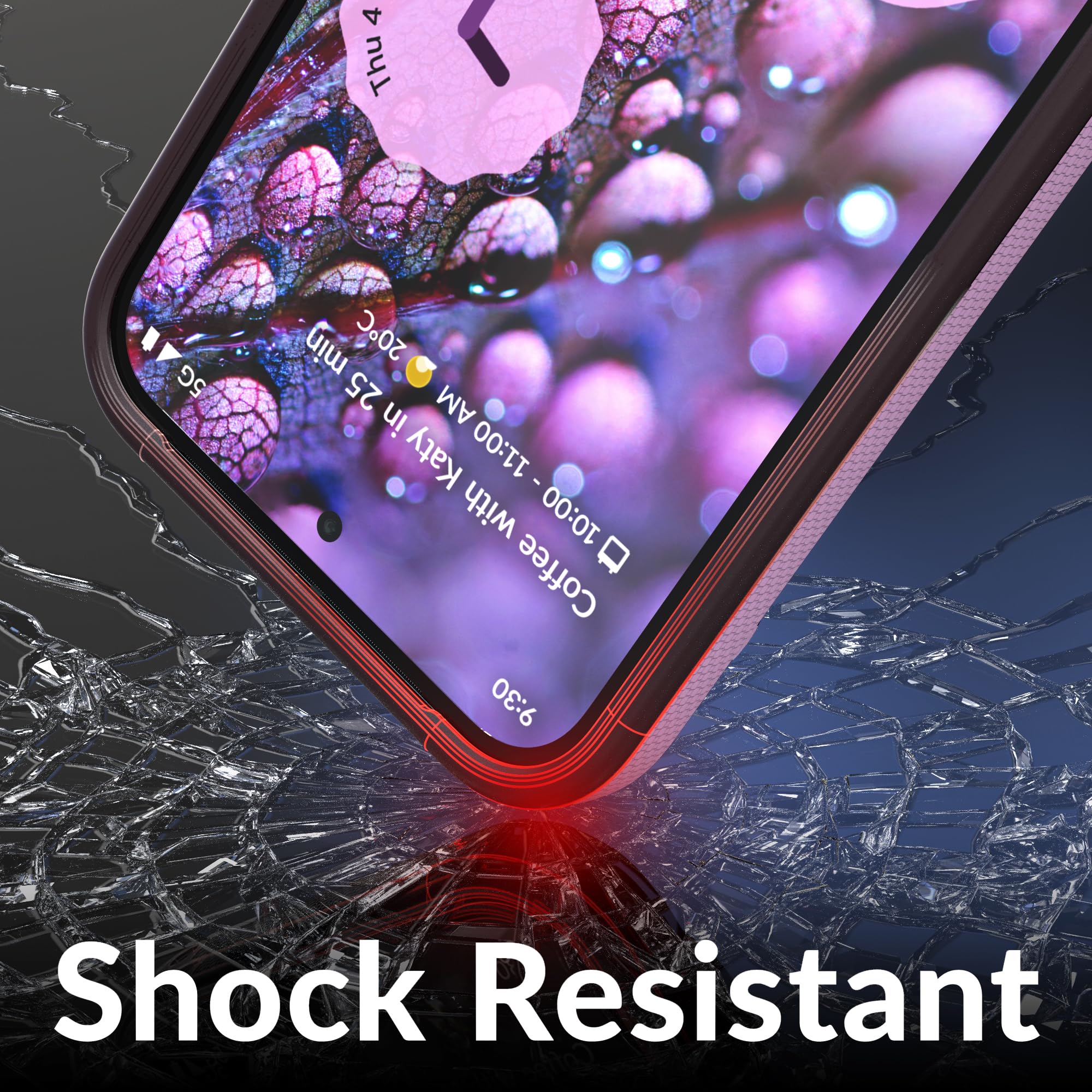 Foto 6 pulgar | Funda De Teléfono Crave Dual Guard Para Google Pixel 9 Pro Xl - Lila - Venta Internacional.