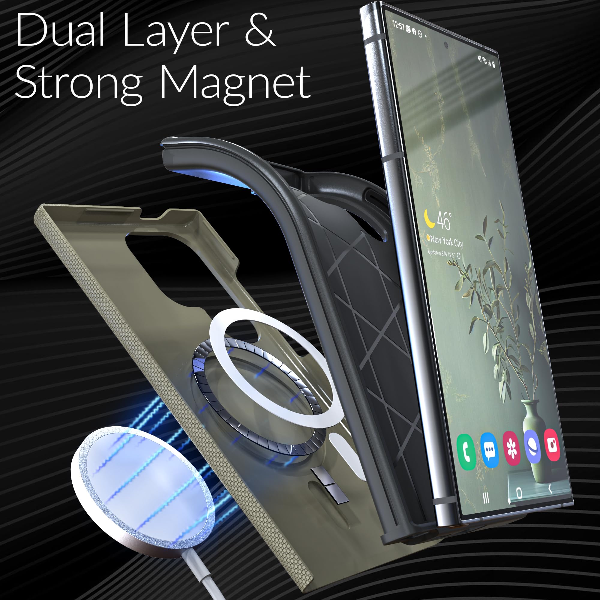 Foto 4 | Funda De Teléfono Crave Dual Guard Para Samsung Galaxy S24 Ultra - Venta Internacional.