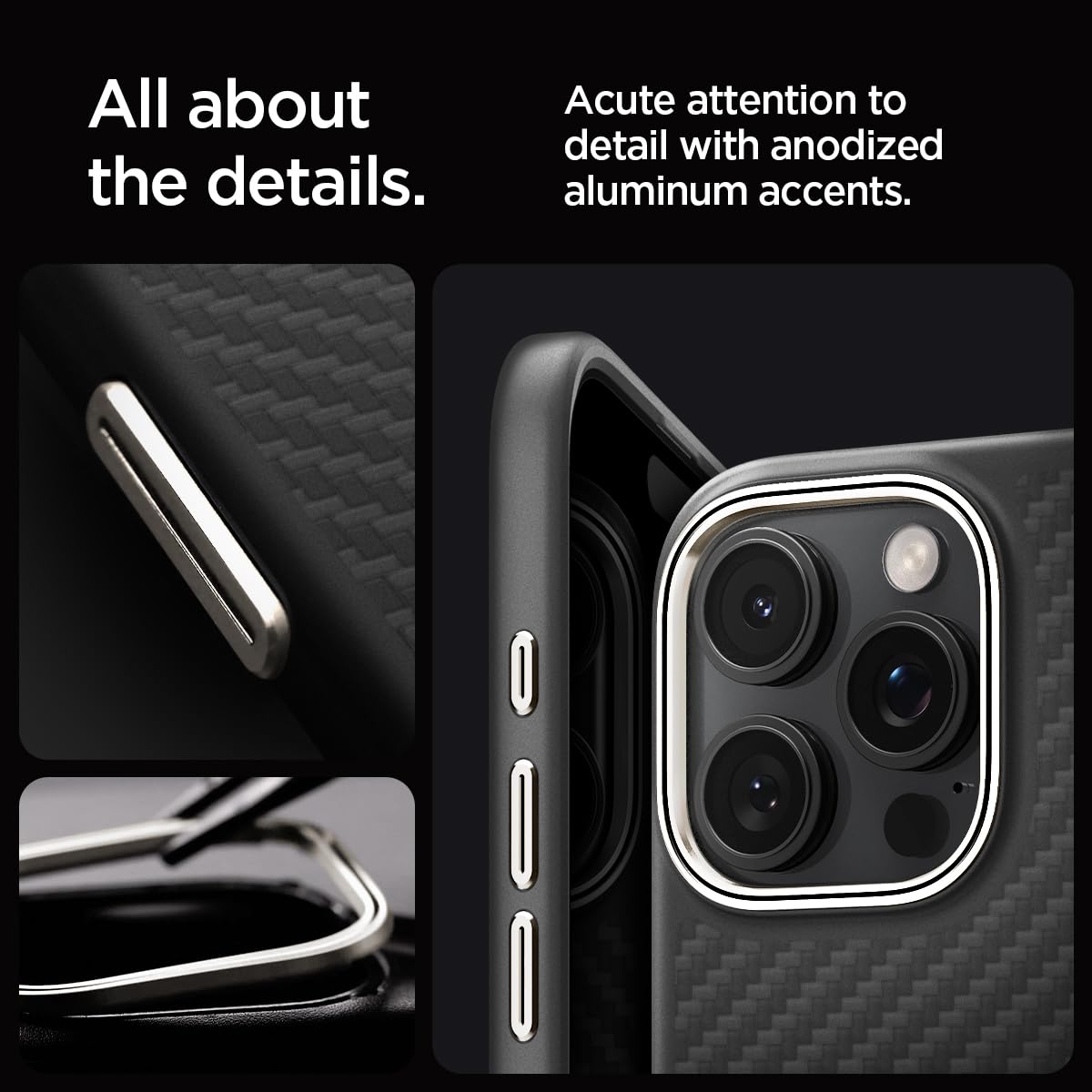 Foto 6 pulgar | Funda Spigen Enzo Aramid Para Iphone 16 Pro De Grado Militar - Venta Internacional.