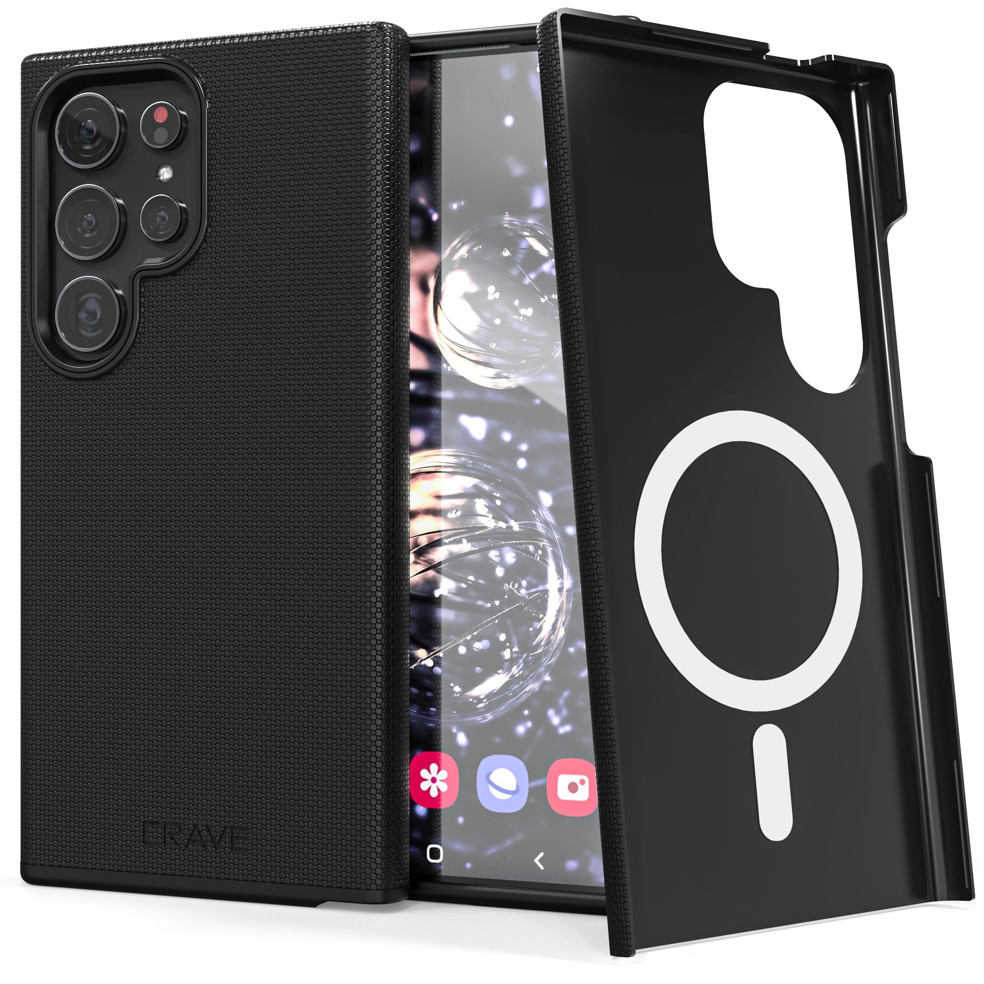 Foto 2 pulgar | Funda De Teléfono Crave Dual Guard Para Samsung Galaxy S24 Ultra Black - Venta Internacional.