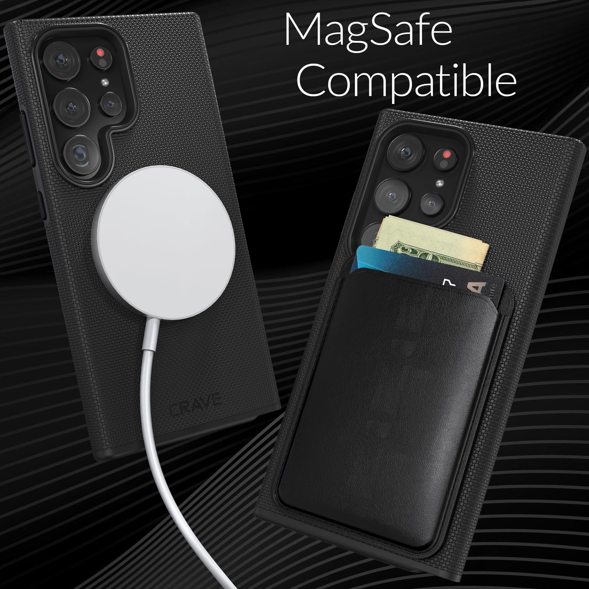 Foto 7 pulgar | Funda De Teléfono Crave Dual Guard Para Samsung Galaxy S24 Ultra Black - Venta Internacional.