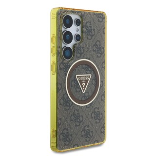 Foto 4 | Funda Original Guess 4g Logo Triángulo S25 Ultra - Café