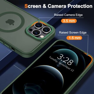 Foto 5 | Funda para Teléfono Hython Magnetic Translúcida Mate para Iphone 12 Pro 6.1" - Venta Internacional