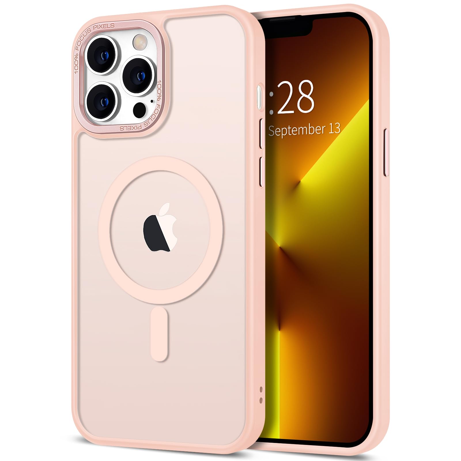 Foto 2 pulgar | Funda para Iphone 13 Pro Max Hython 6.7" con Magsafe Rosa - Venta Internacional