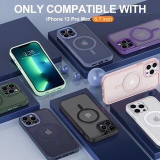 Foto 2 | Funda para Iphone 13 Pro Max Hython 6.7" con Magsafe Rosa - Venta Internacional
