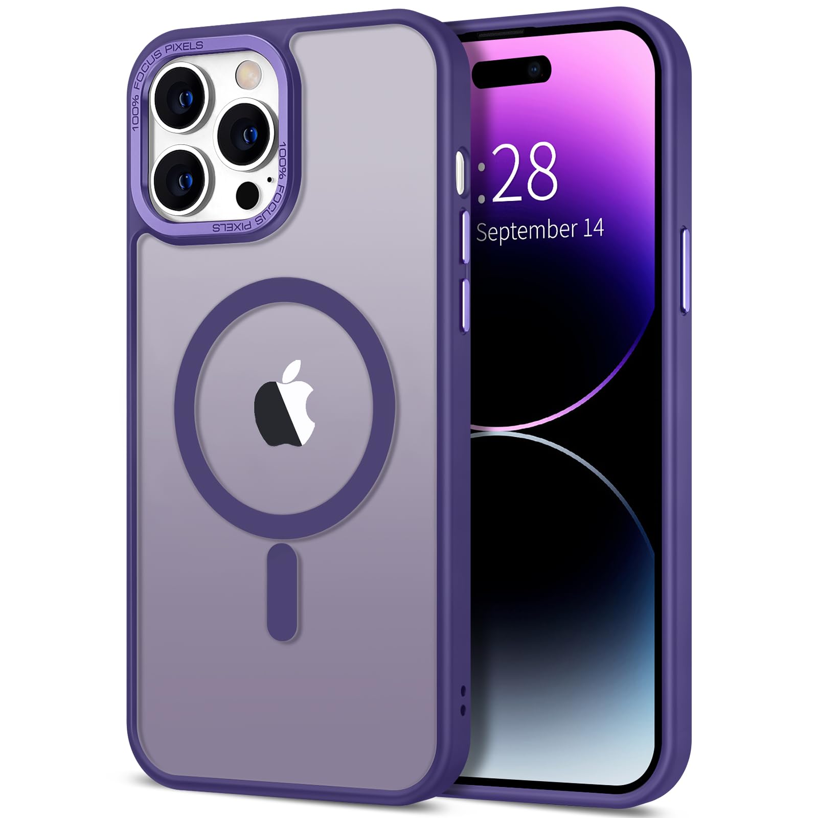 Foto 2 pulgar | Funda Hython para Iphone 14 Pro Max de 6.7 Pulgadas con Magsafe Deep Purple - Venta Internacional