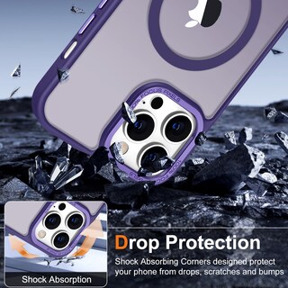 Foto 6 | Funda Hython para Iphone 14 Pro Max de 6.7 Pulgadas con Magsafe Deep Purple - Venta Internacional