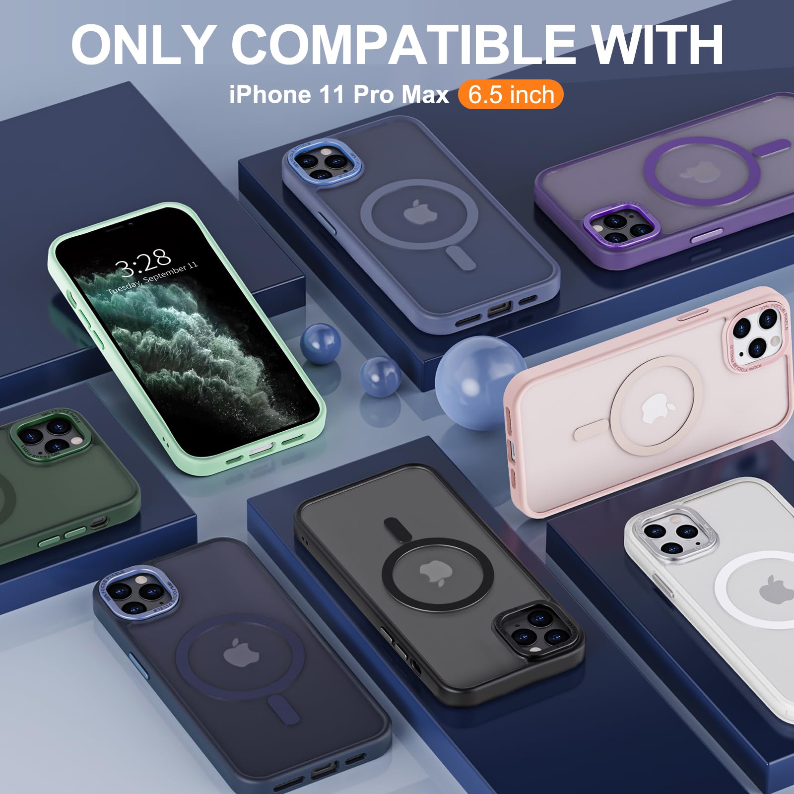 Foto 3 pulgar | Funda para Iphone 11 Pro Max Hython 6.5" con Magsafe - Venta Internacional