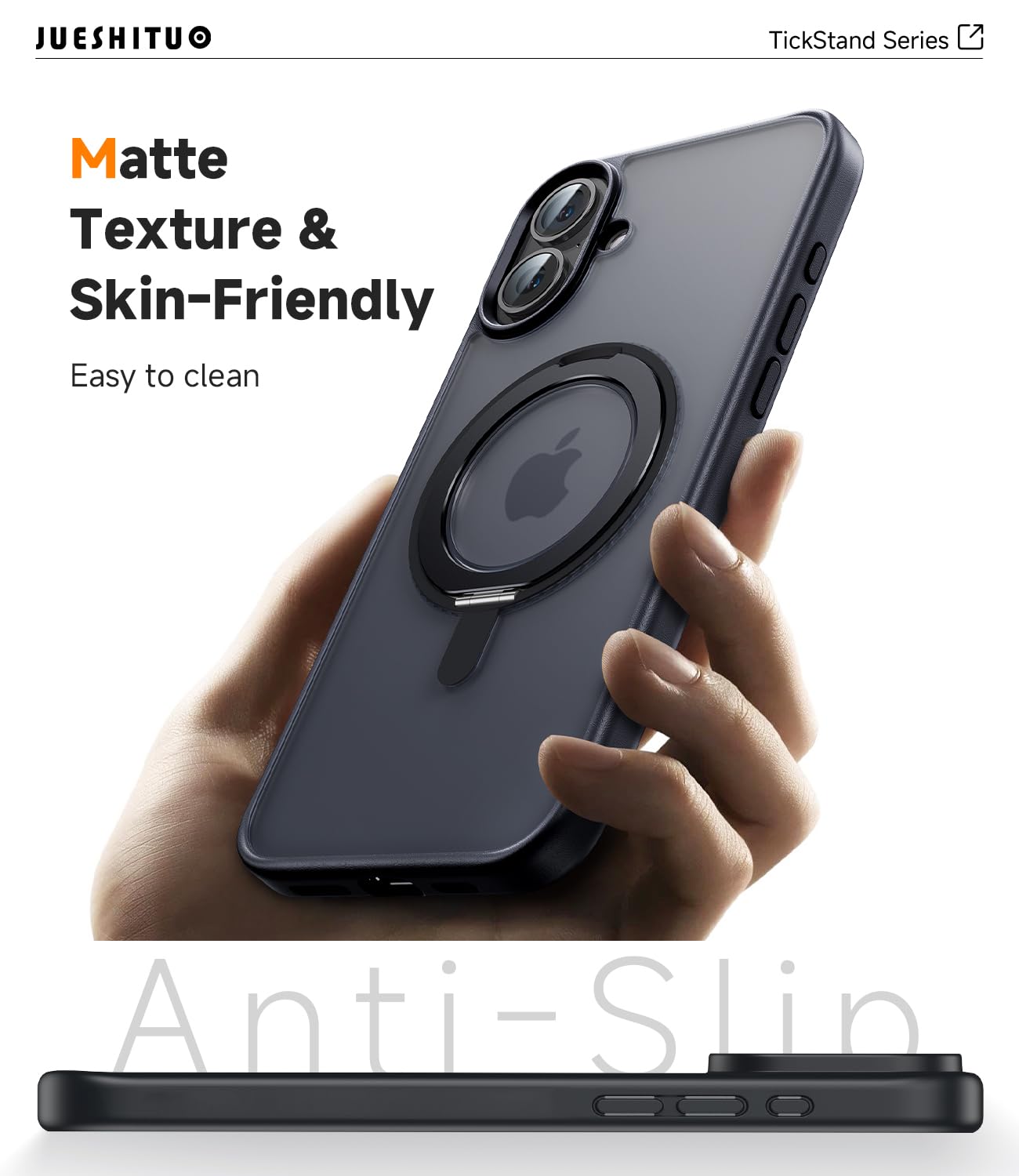 Foto 8 pulgar | Funda de Teléfono Jueshituo 3 en 1 para iPhone 16 Plus con Accesorios - Venta Internacional