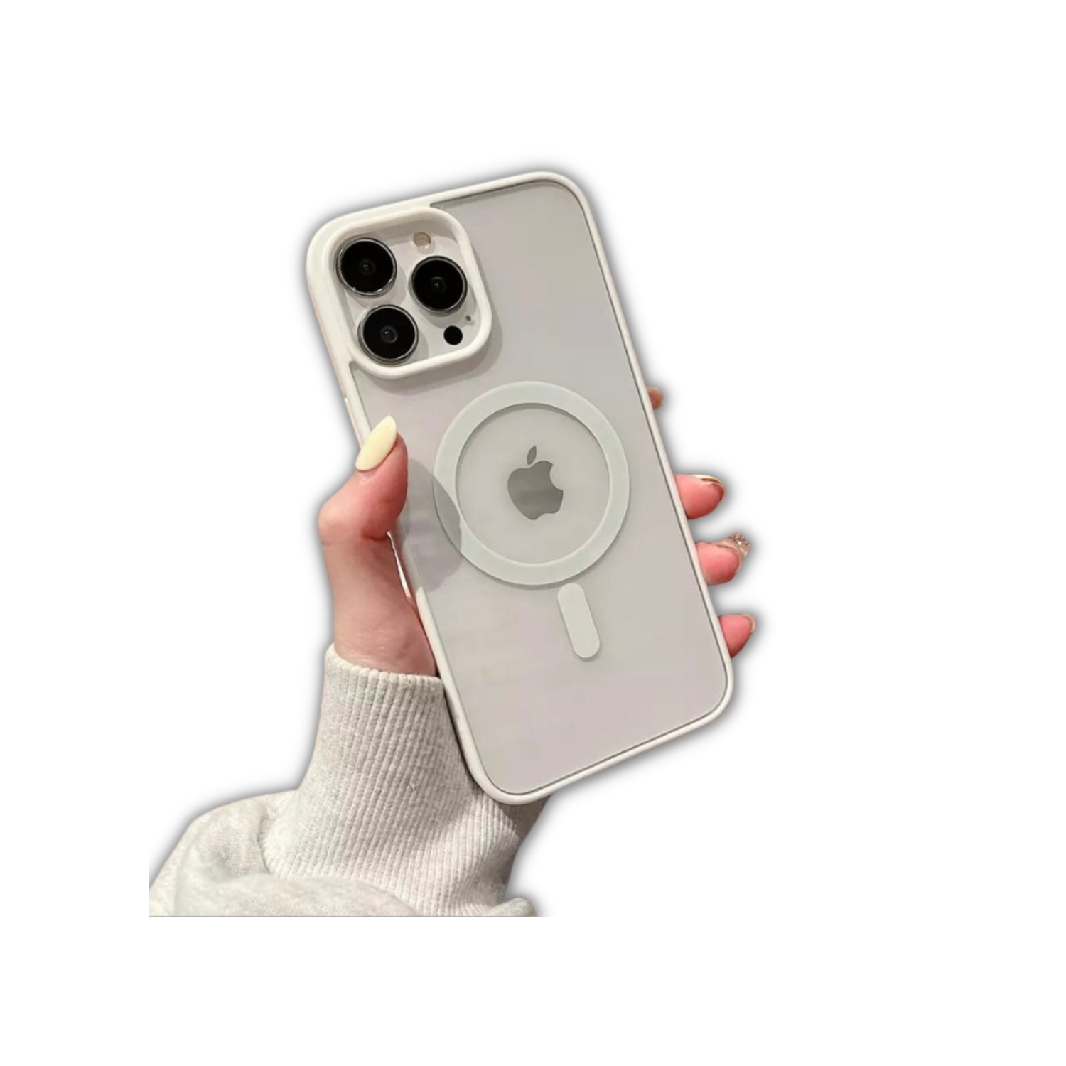 Foto 2 pulgar | Funda Magsafe Para iPhone 14 Blanca - Venta Internacional