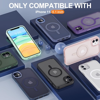 Foto 2 | Funda para Iphone 11 Hython Magnetic Translúcida Mate 6.1" - Venta Internacional