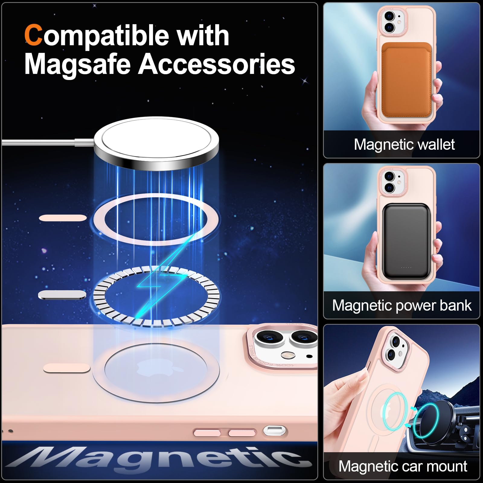 Foto 5 pulgar | Funda para Iphone 11 Hython Magnetic Translúcida Mate 6.1" - Venta Internacional