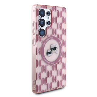 Foto 4 | Funda Original Karl Lagerfeld Monograma K&c S25 Ultra - Rosa