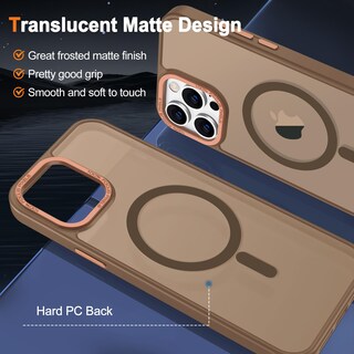 Foto 2 | Funda de Teléfono Hython para Iphone 15 Pro Max Magnética Translúcida - Venta Internacional