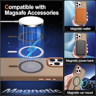 Foto 3 | Funda de Teléfono Hython para Iphone 15 Pro Max Magnética Translúcida - Venta Internacional