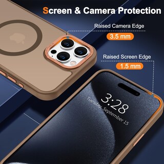 Foto 4 | Funda de Teléfono Hython para Iphone 15 Pro Max Magnética Translúcida - Venta Internacional