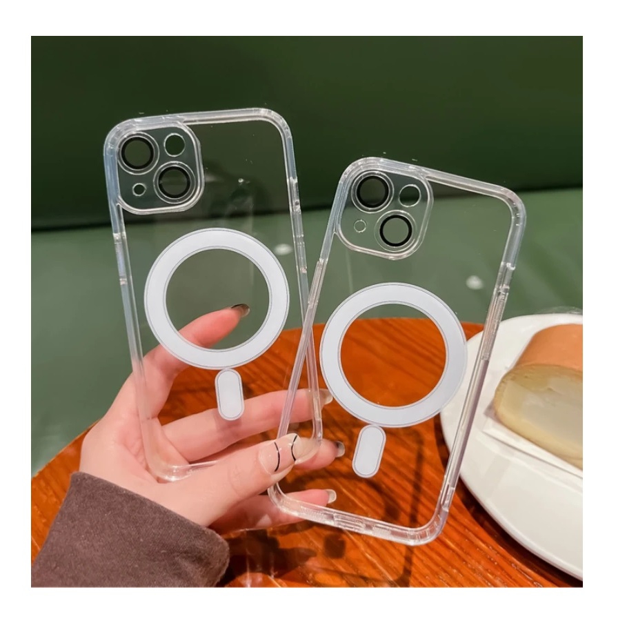 Foto 2 | Funda Magsafe Transparente para iPhone 13 Normal Gel de Silicona - Venta Internacional