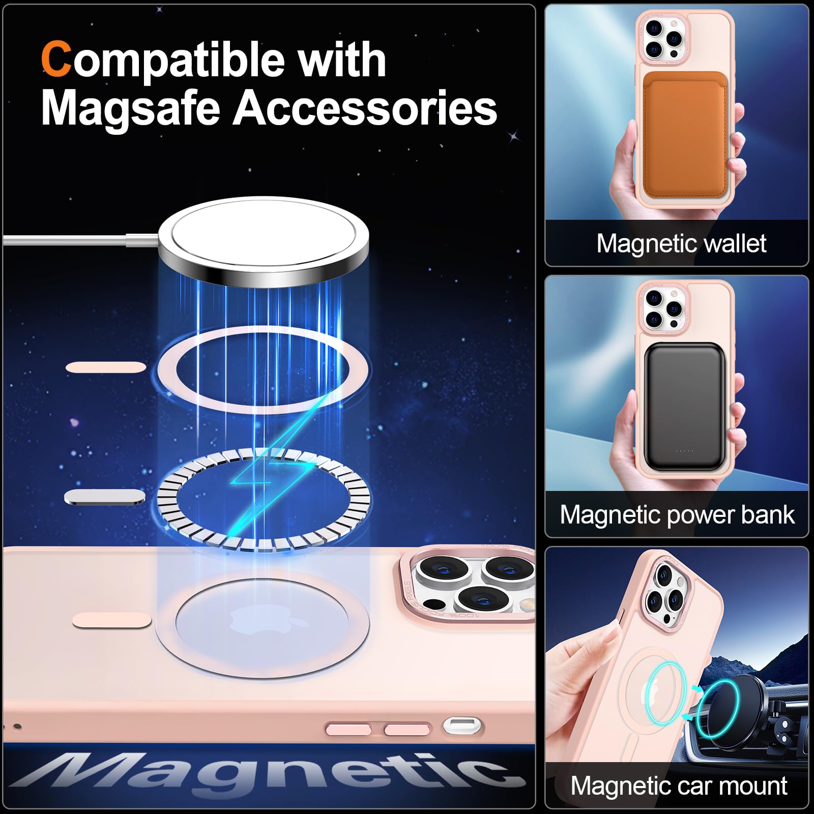 Foto 5 pulgar | Funda para Iphone 11 Pro Hython 6.1" con Magsafe Rosa - Venta Internacional