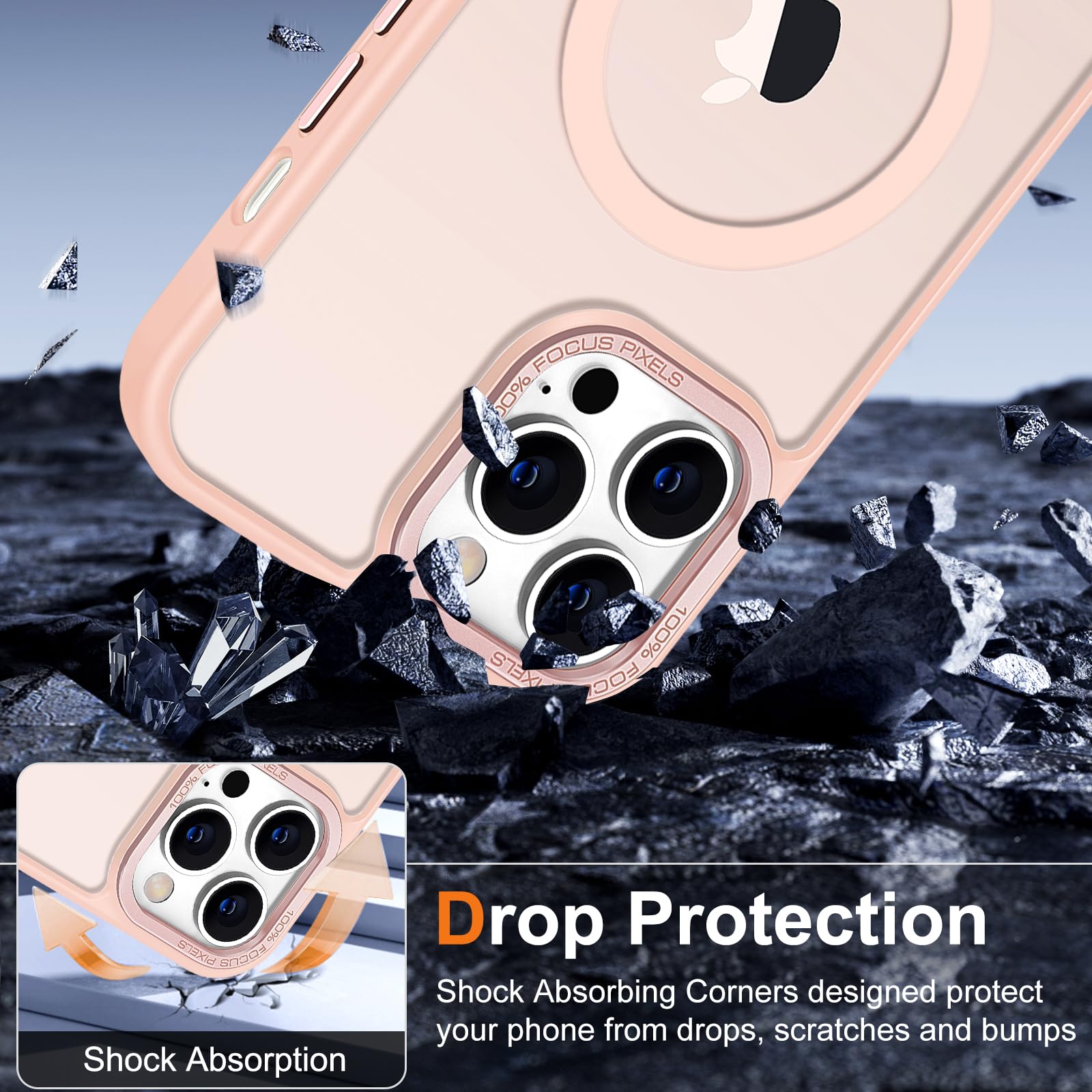 Foto 7 pulgar | Funda para Iphone 11 Pro Hython 6.1" con Magsafe Rosa - Venta Internacional