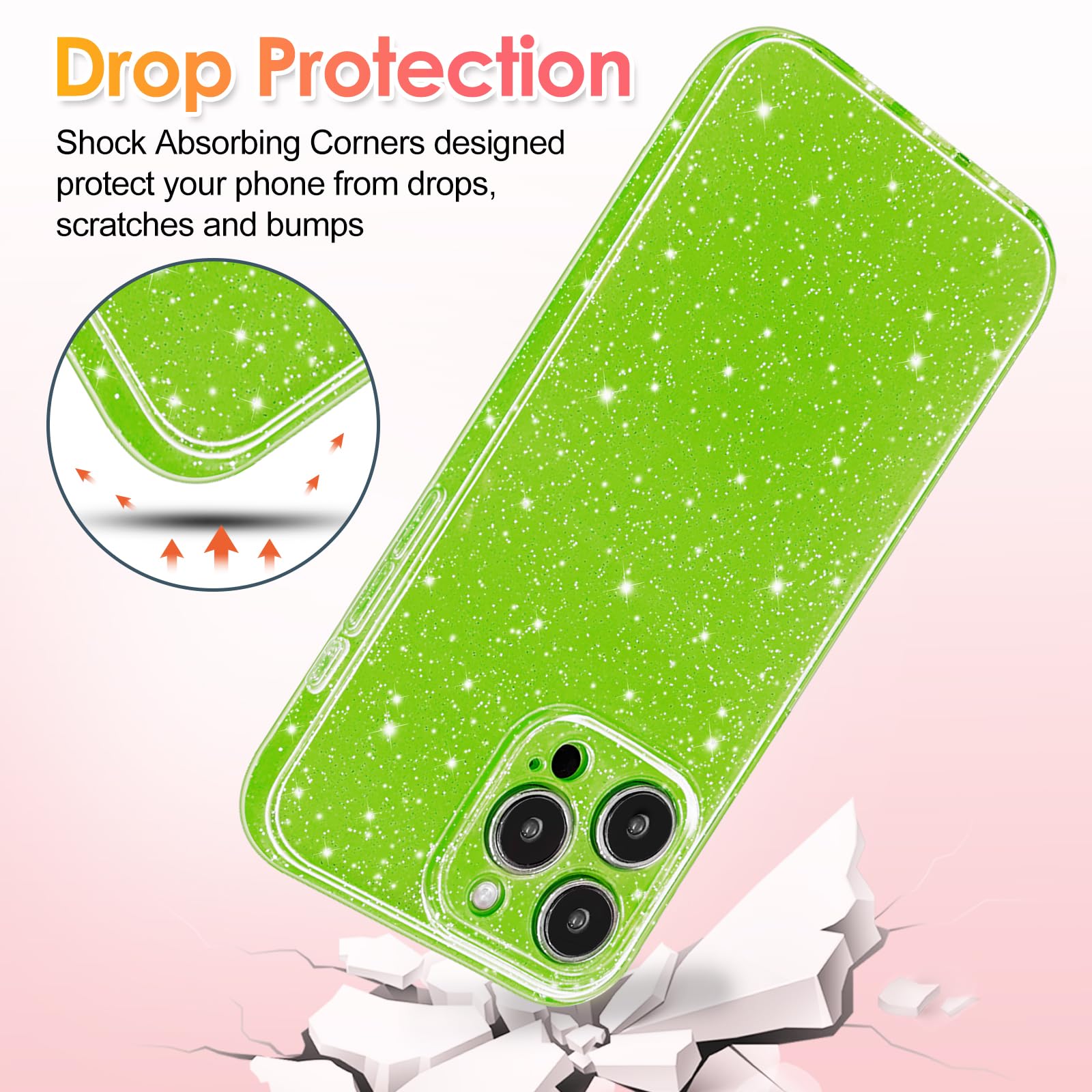 Foto 4 | Funda Hython para iPhone 15 Pro Max de 6.7 Pulgadas Verde - Venta Internacional