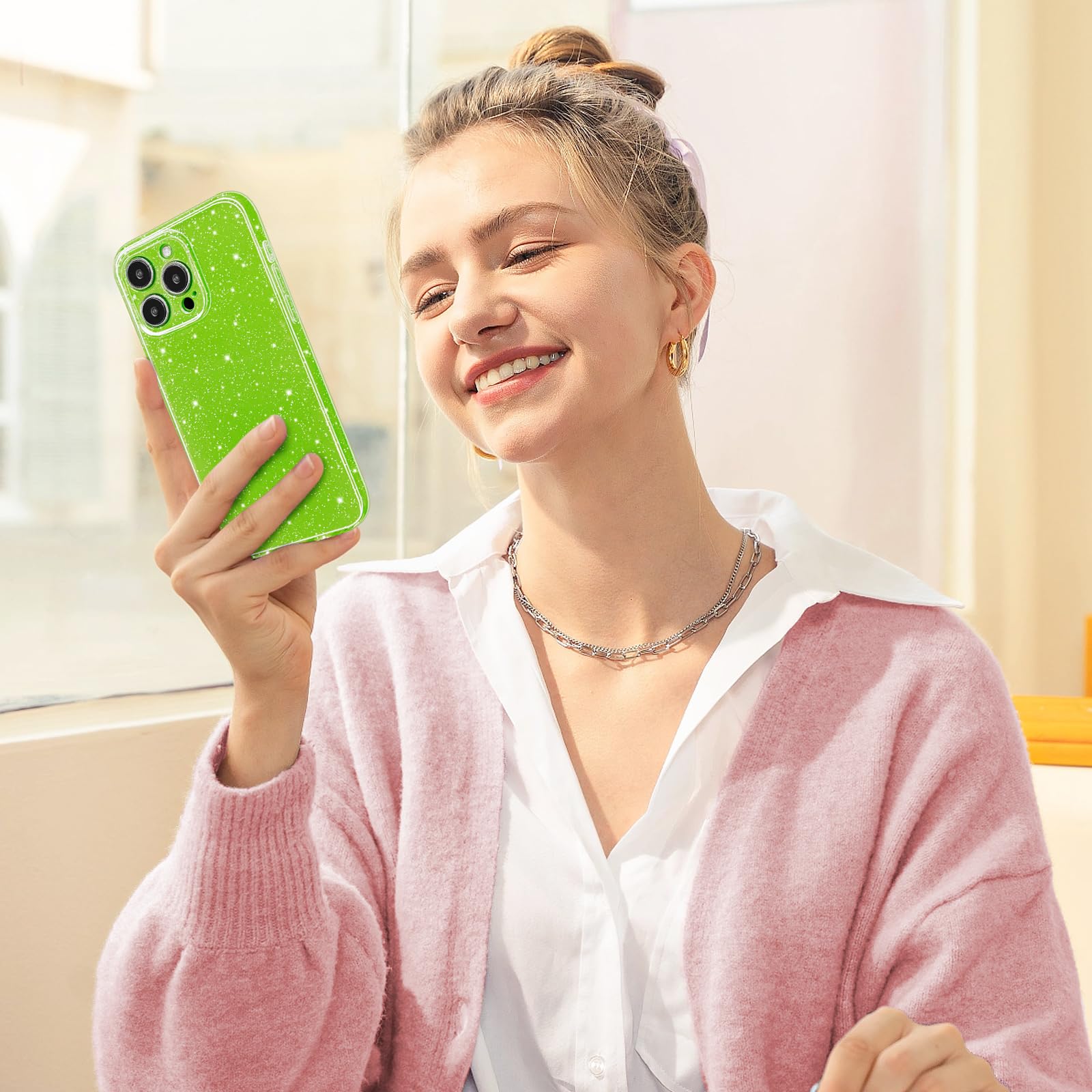 Foto 6 pulgar | Funda Hython para iPhone 15 Pro Max de 6.7 Pulgadas Verde - Venta Internacional