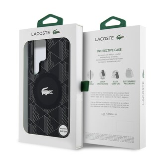 Foto 8 | Funda Original Lacoste Monograma Ultra S25 - Negro