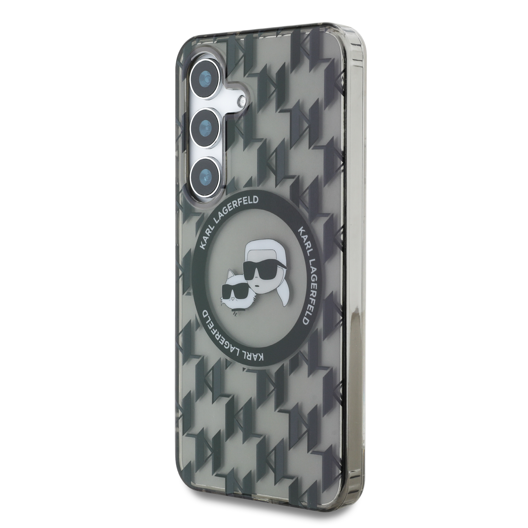 Foto 2 | Funda Original Karl Lagerfeld Monograma K&c S25 - Negro
