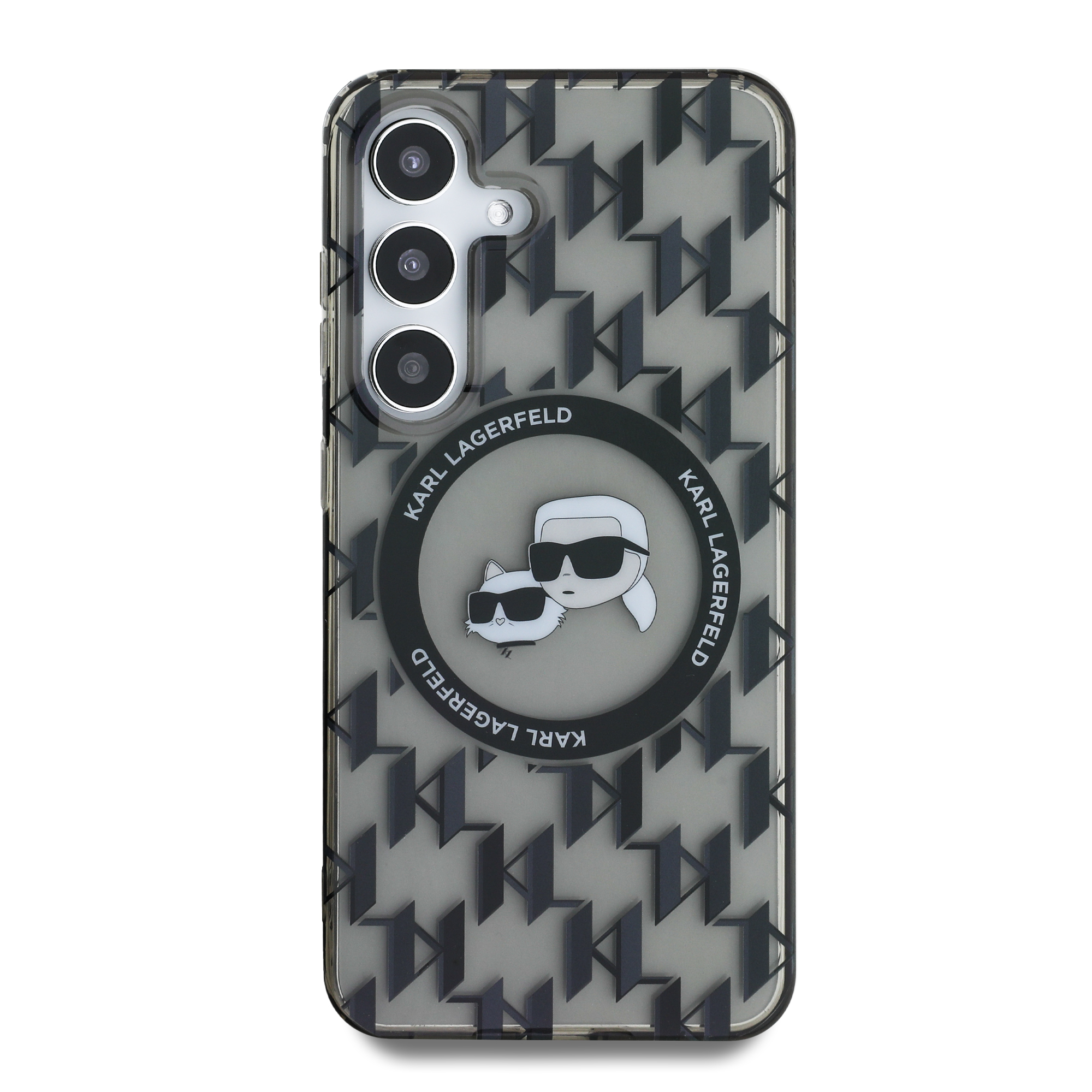 Foto 3 | Funda Original Karl Lagerfeld Monograma K&c S25 - Negro