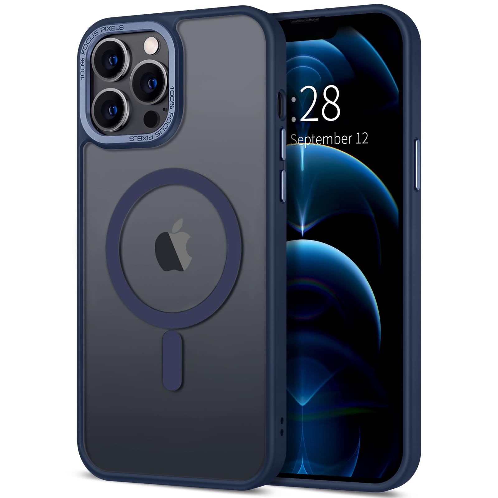 Foto 2 pulgar | Funda para Teléfono Hython Magnetic Translúcida Mate para Iphone 12 Pro - Venta Internacional