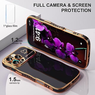 Foto 4 | Funda Roybens para iPhone 16 Pro Wave Frame Negro - Venta Internacional