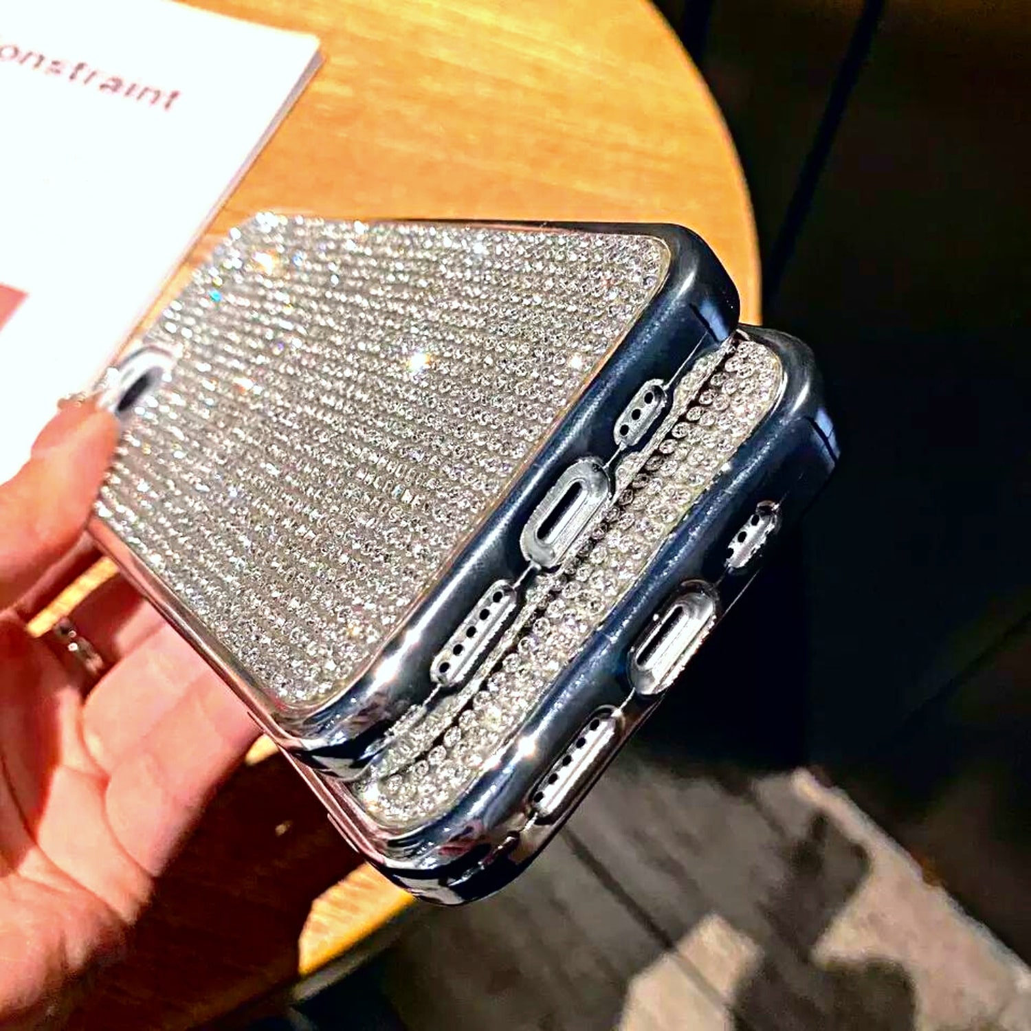 Foto 5 pulgar | Funda para Teléfono Shiny Zuletti Con Diamantes Y Purpurina para iPhone 11 - Venta Internacional