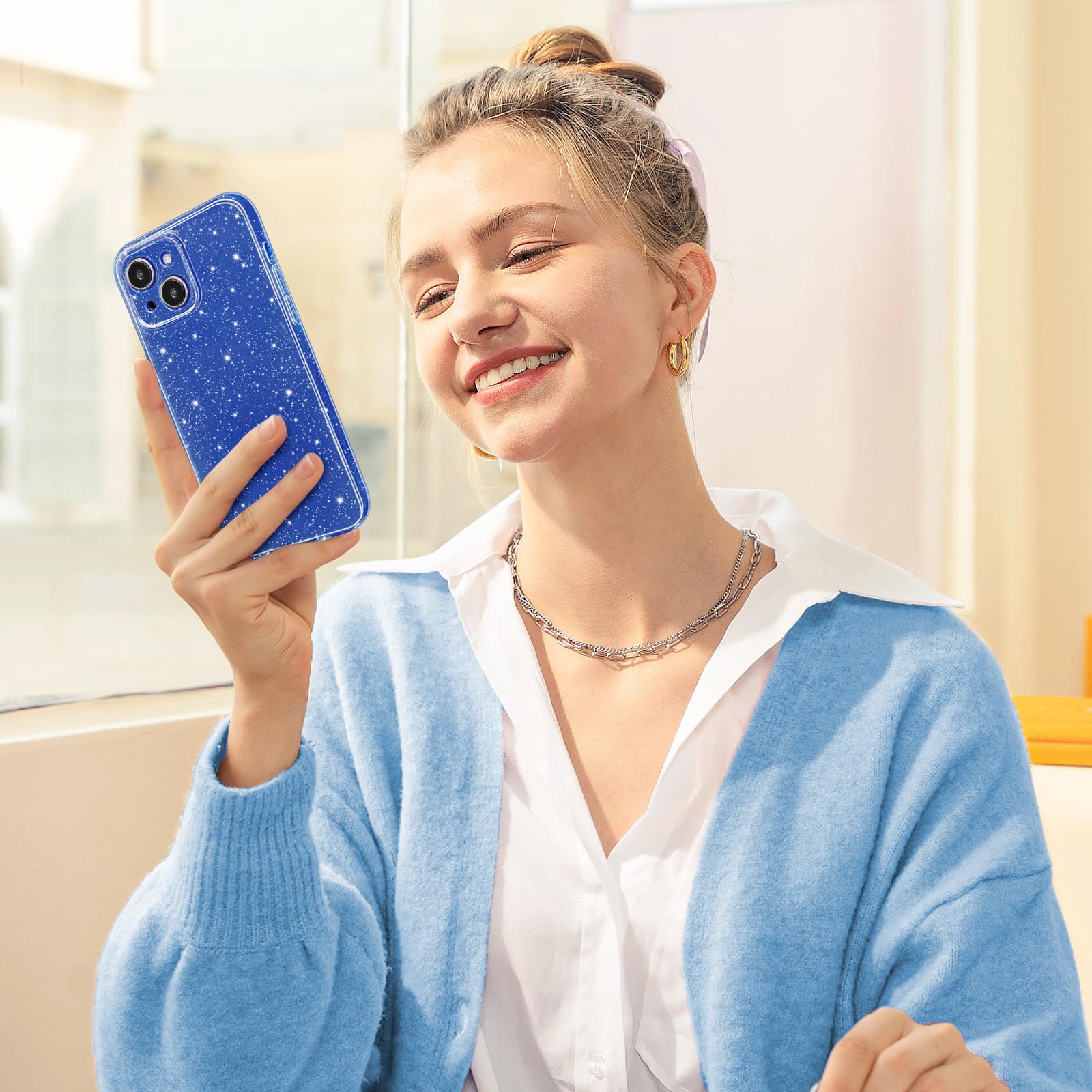 Foto 6 pulgar | Funda Hython para iPhone 14 Azul Oscuro - Venta Internacional