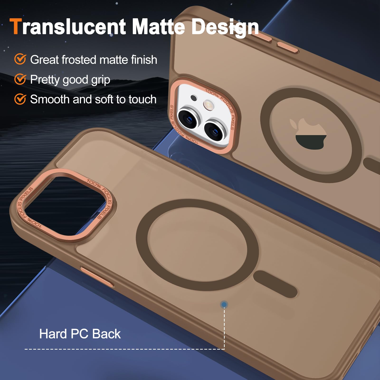 Foto 3 pulgar | Funda para iPhone 11 Hython Magnetic Translúcida Mate 6.1" - Venta Internacional