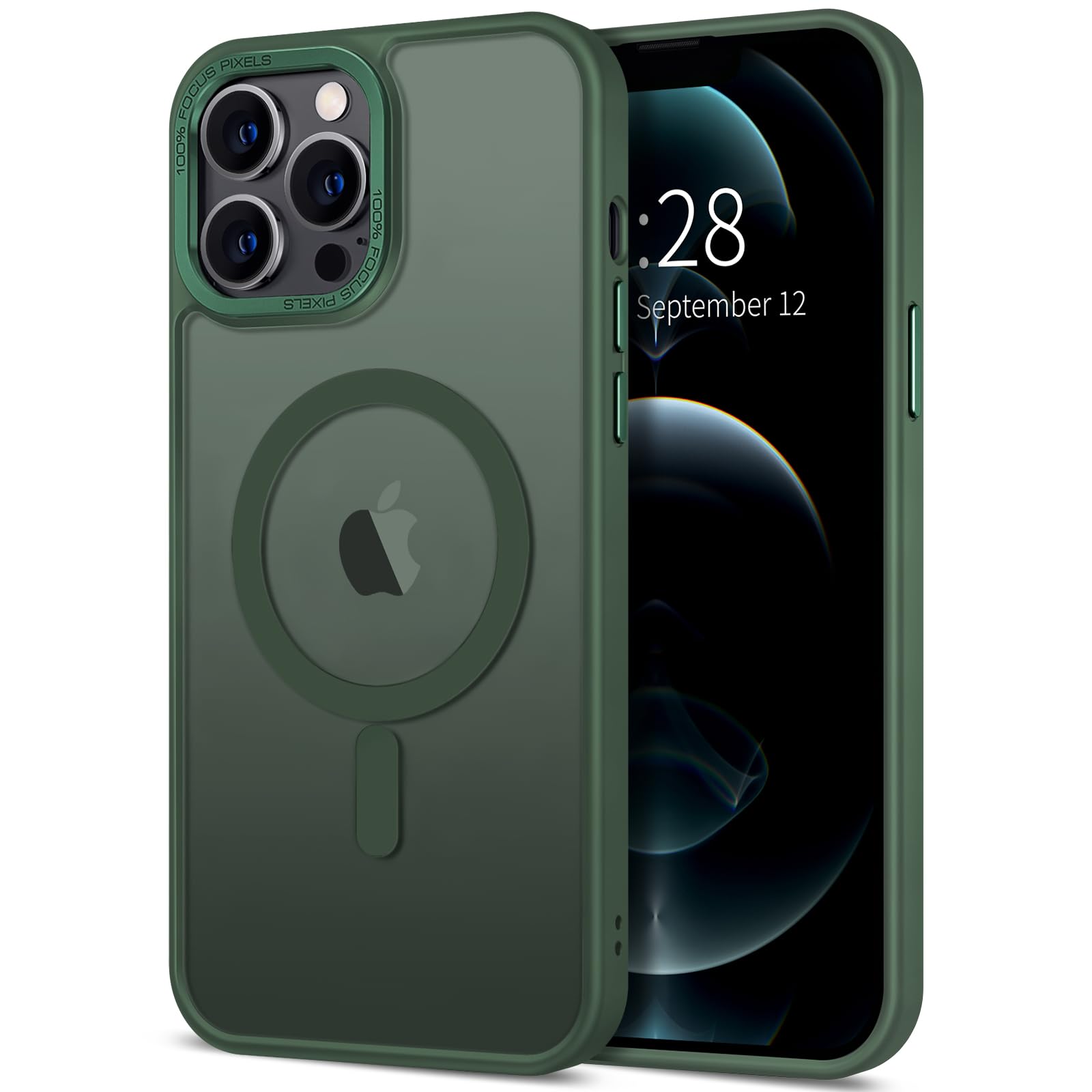 Foto 2 pulgar | Funda de Teléfono Hython para Iphone 12 Pro Max de 6.7 Pulgadas Verde - Venta Internacional