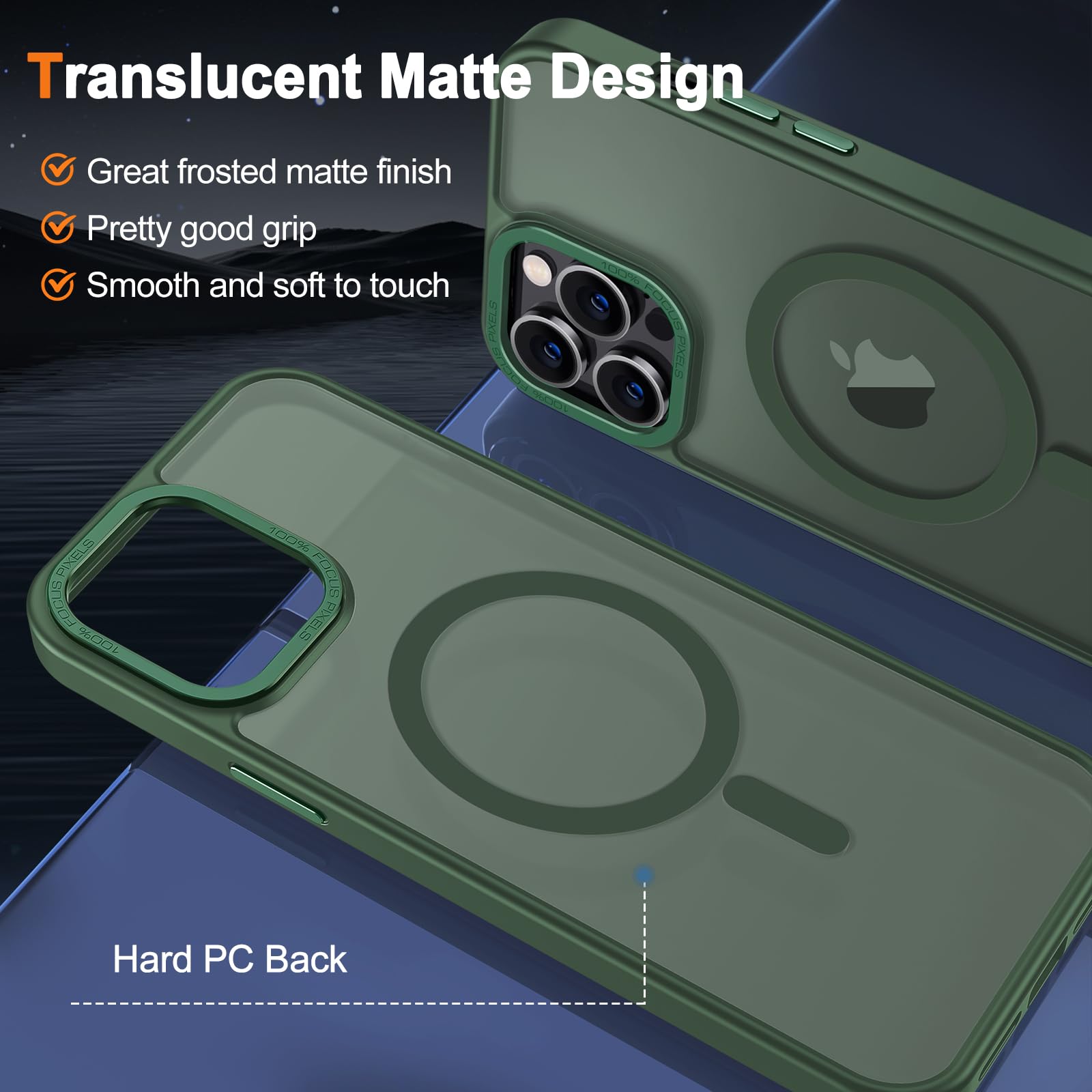 Foto 4 pulgar | Funda de Teléfono Hython para Iphone 12 Pro Max de 6.7 Pulgadas Verde - Venta Internacional