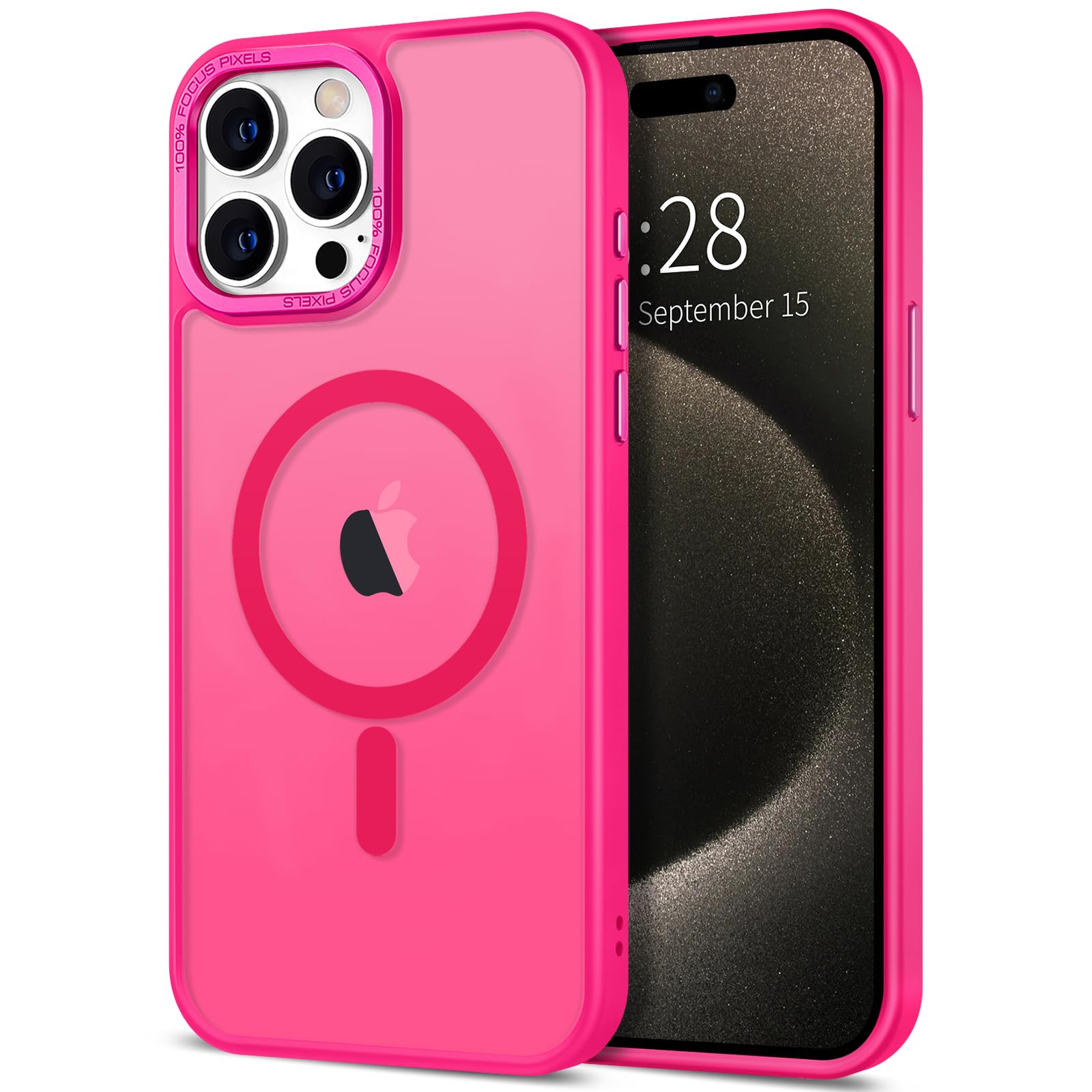 Funda para Iphone 15 Pro Max Hython Magnética Translúcida - Venta Internacional