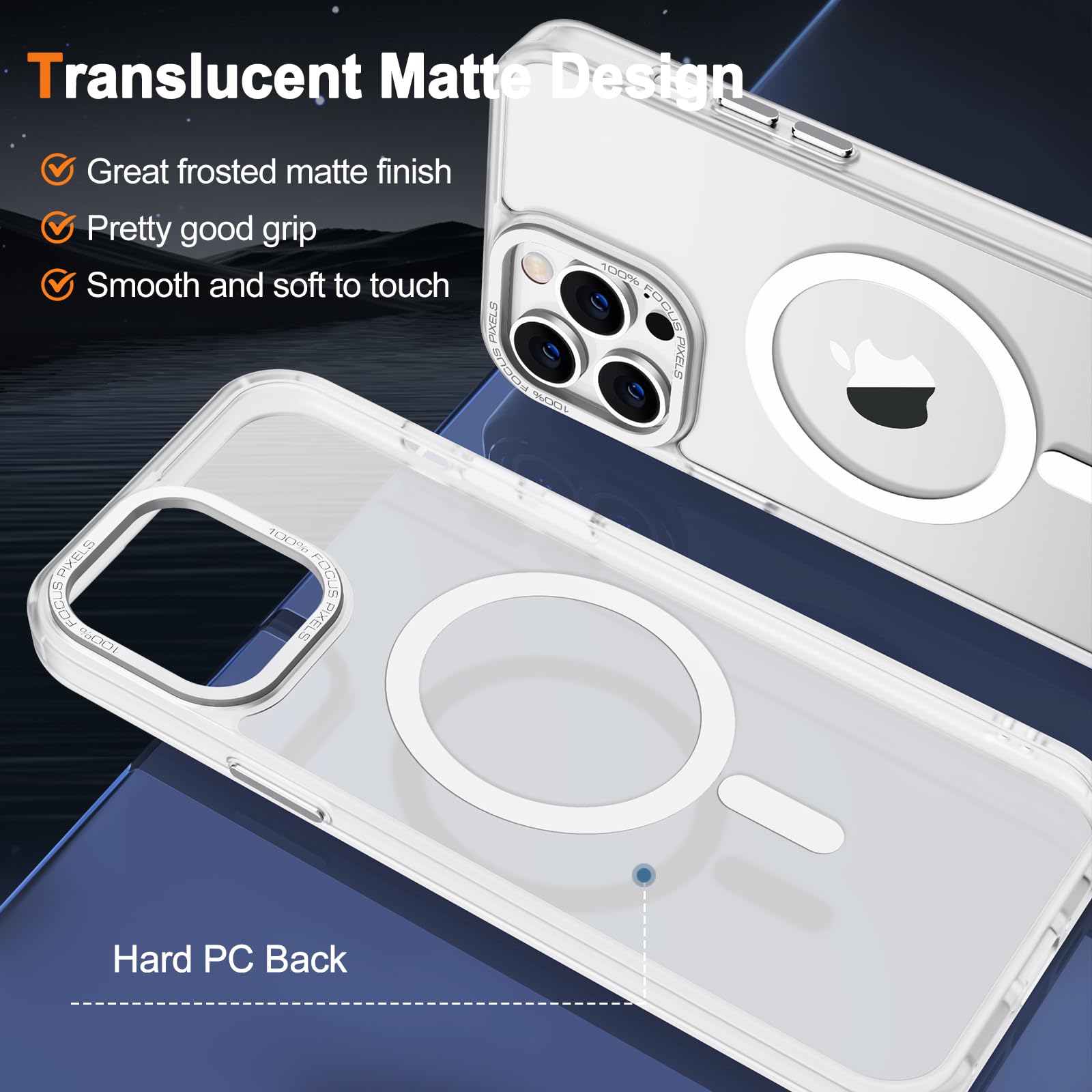 Foto 4 pulgar | Funda de Teléfono Hython para Iphone 12 Pro 6.1" con Magsafe Frosted White - Venta Internacional