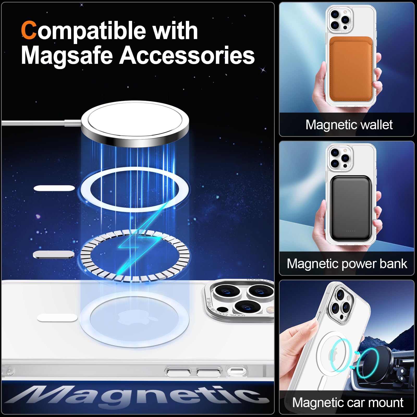 Foto 5 pulgar | Funda de Teléfono Hython para Iphone 12 Pro 6.1" con Magsafe Frosted White - Venta Internacional