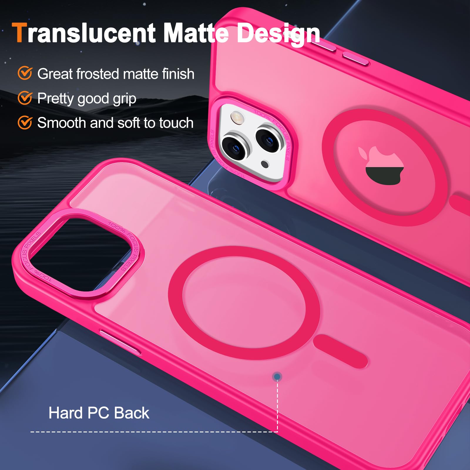 Foto 3 pulgar | Funda Hython para iPhone 15 Plus 6.7 Pulgadas con Magsafe Pink - Venta Internacional