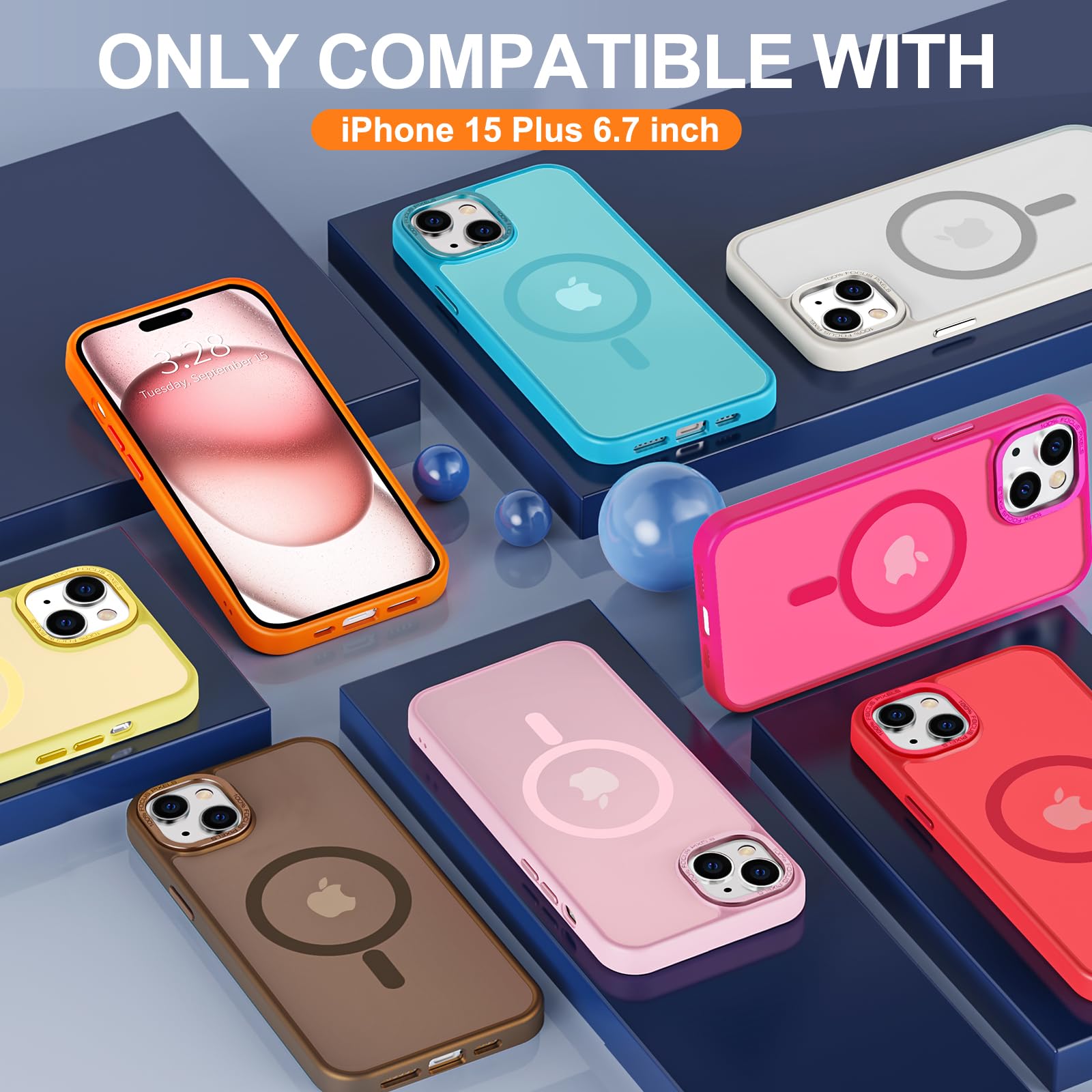 Foto 8 pulgar | Funda Hython para iPhone 15 Plus 6.7 Pulgadas con Magsafe Pink - Venta Internacional