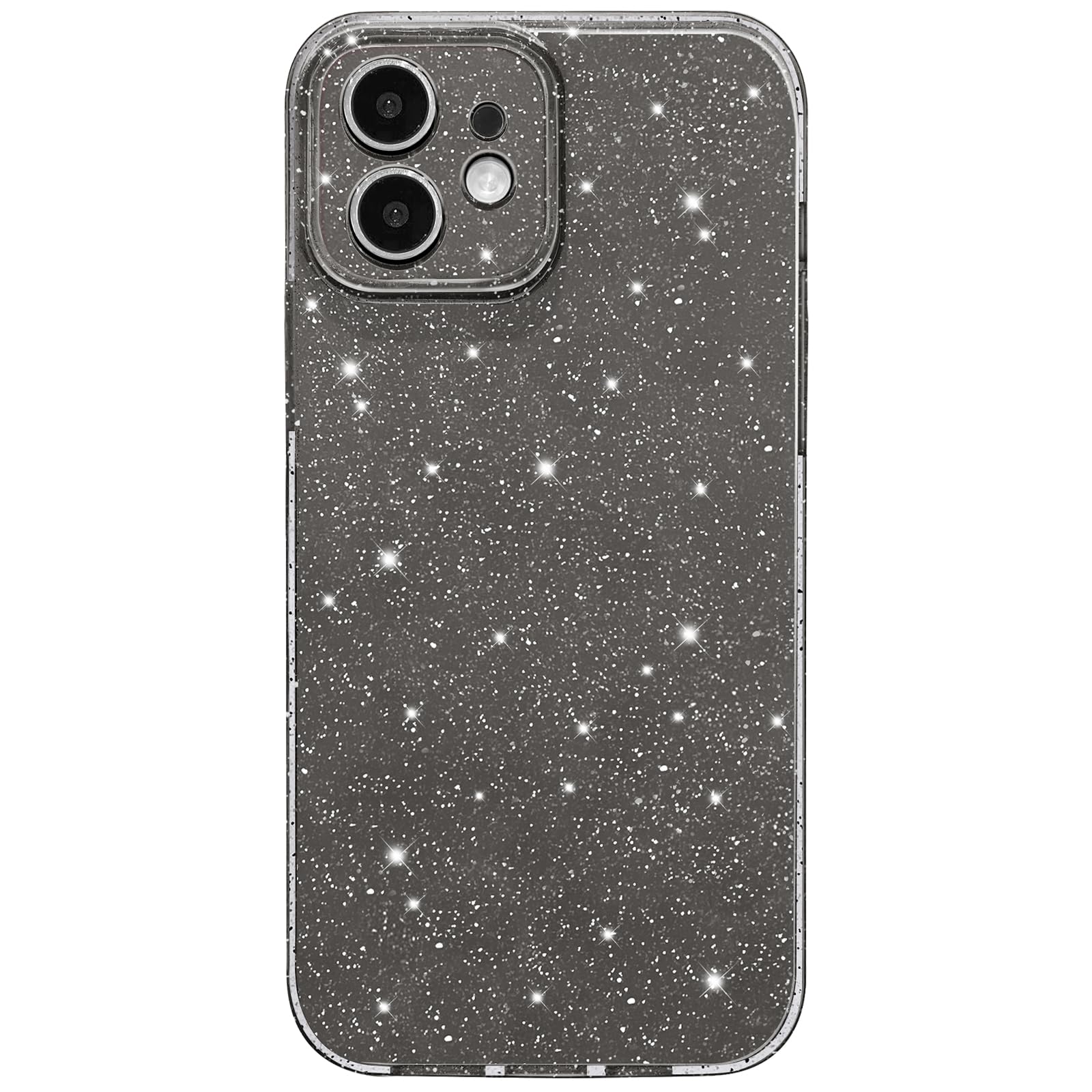 Foto 2 pulgar | Funda Hython Glitter Sparkly iPhone 12 6.1 Gris - Venta Internacional