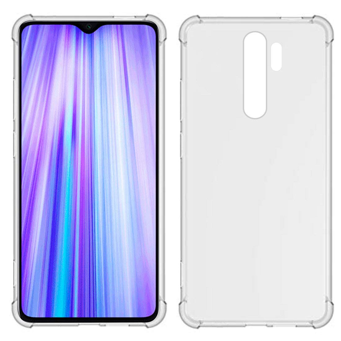 Funda de Teléfono Ustiya de Tpu De Cristal Transparente Xiaomi Mi Redmi Note 8 Pro - Venta Internacional