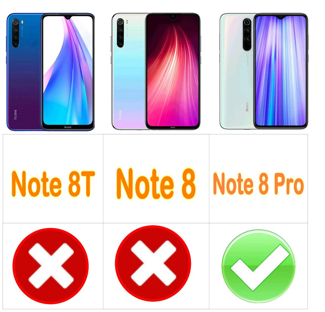 Foto 3 pulgar | Funda de Teléfono Ustiya de Tpu De Cristal Transparente Xiaomi Mi Redmi Note 8 Pro - Venta Internacional