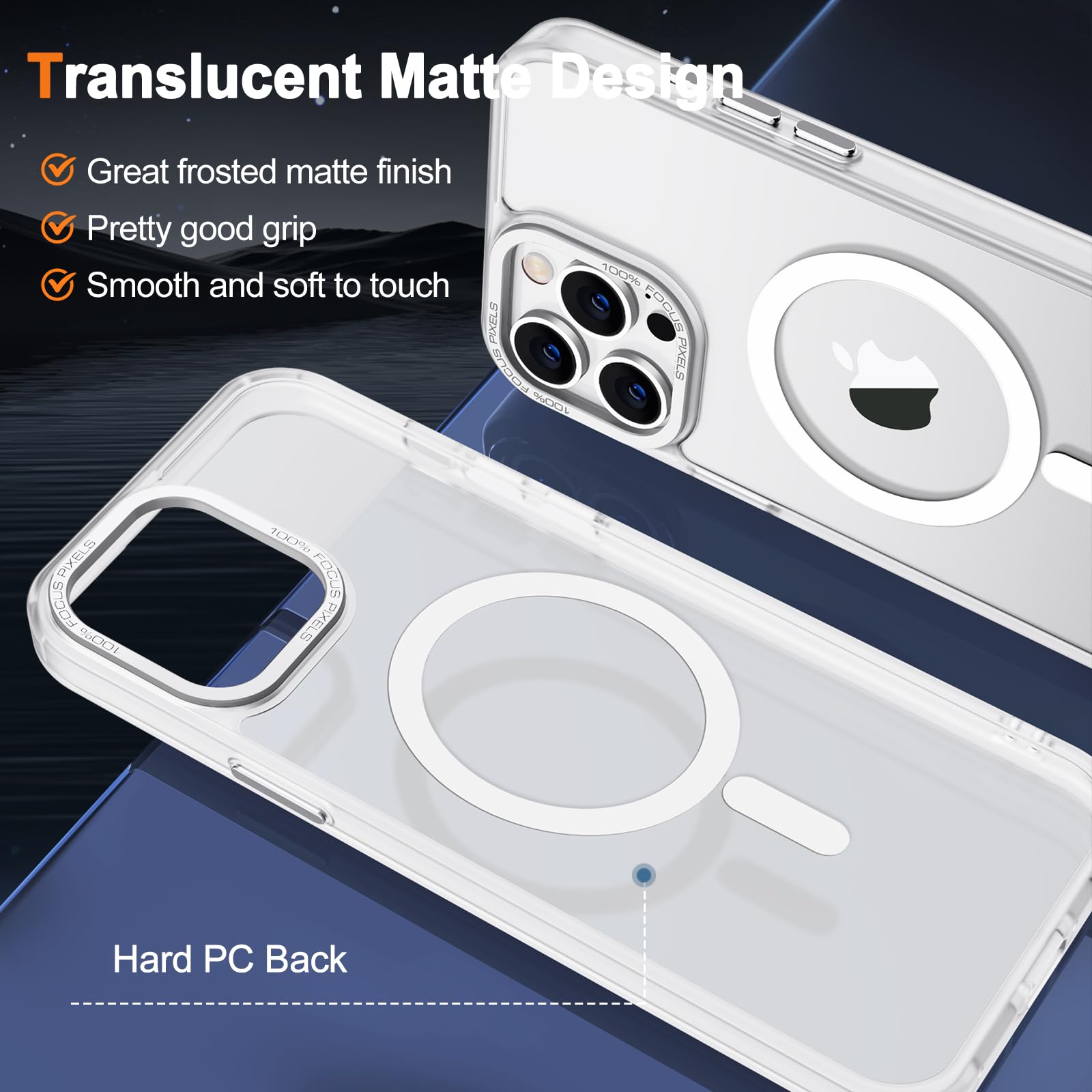 Foto 4 pulgar | Funda para Iphone 15 Pro Hython 6.1 con Magsafe Frosted White - Venta Internacional