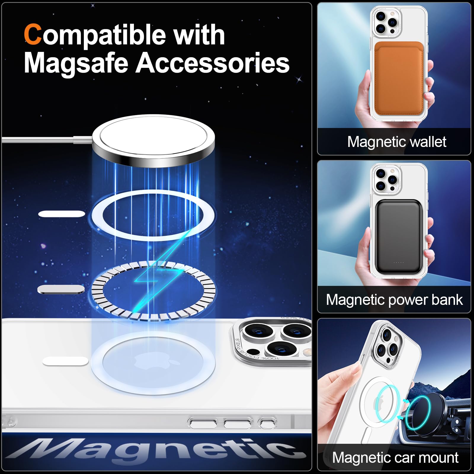 Foto 5 pulgar | Funda para Iphone 15 Pro Hython 6.1 con Magsafe Frosted White - Venta Internacional